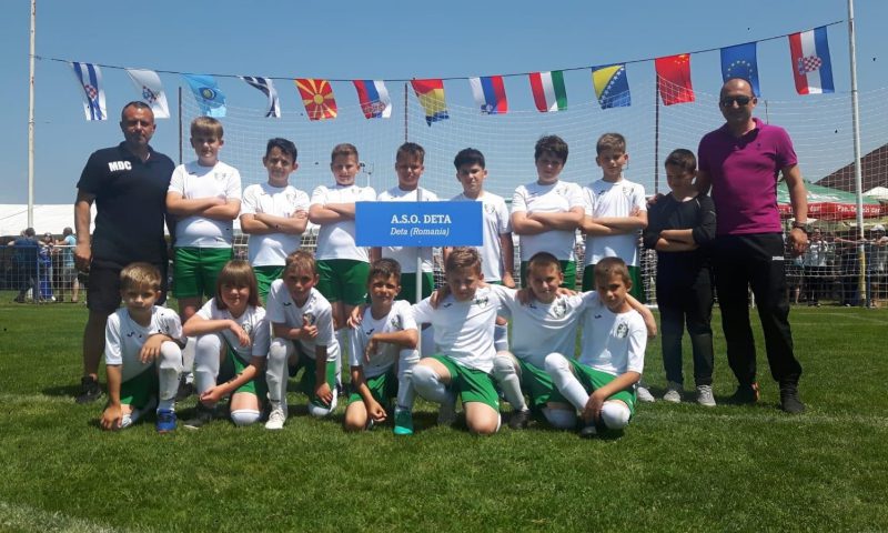 Tinerii fotbaliști de la ASO Deta au trecut cu brio testul primului turneu internațional