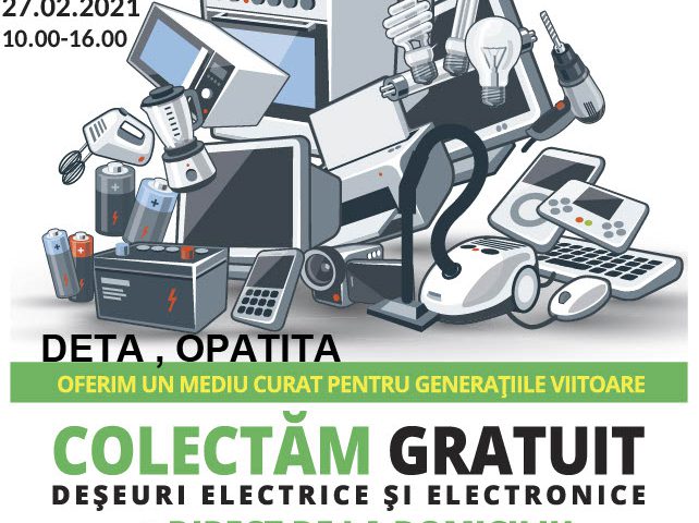 Colectare gratuită de deșeuri electrice