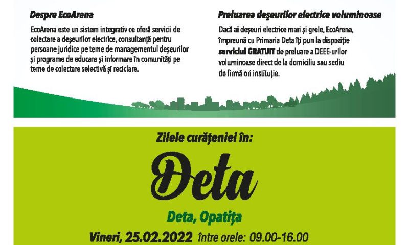 Colectare gratuită de deșeuri electrice și electronice nefolositoare