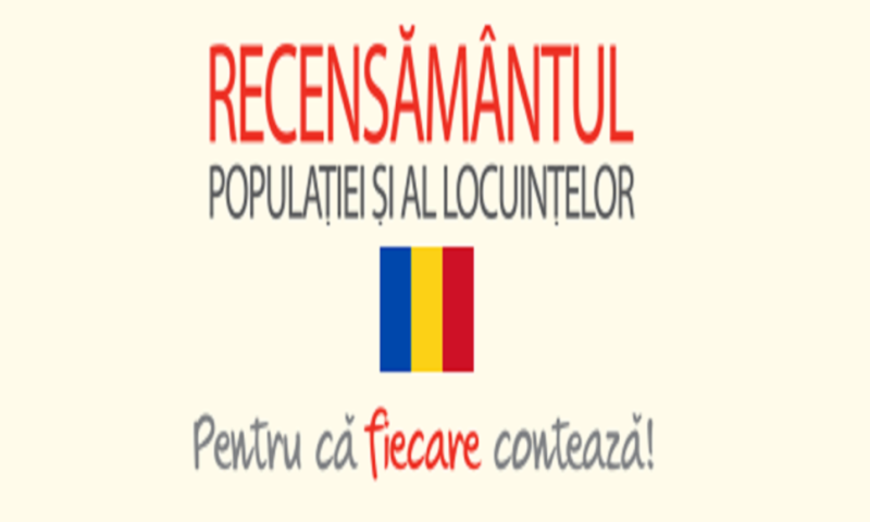 Recensământ populație. Activitatea va începe de luni, 14 martie