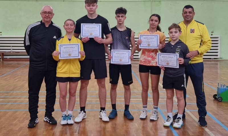 Badmintonul din Deta, din nou pe podium la etapa județeană a Olimpiadei Sportului Școlar