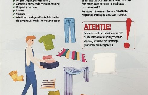 Campanie de colectare a deșeurilor textile