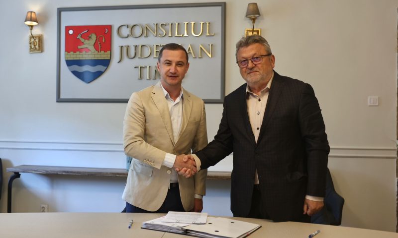 Parteneriat semnat cu Consiliul Județean Timiș
